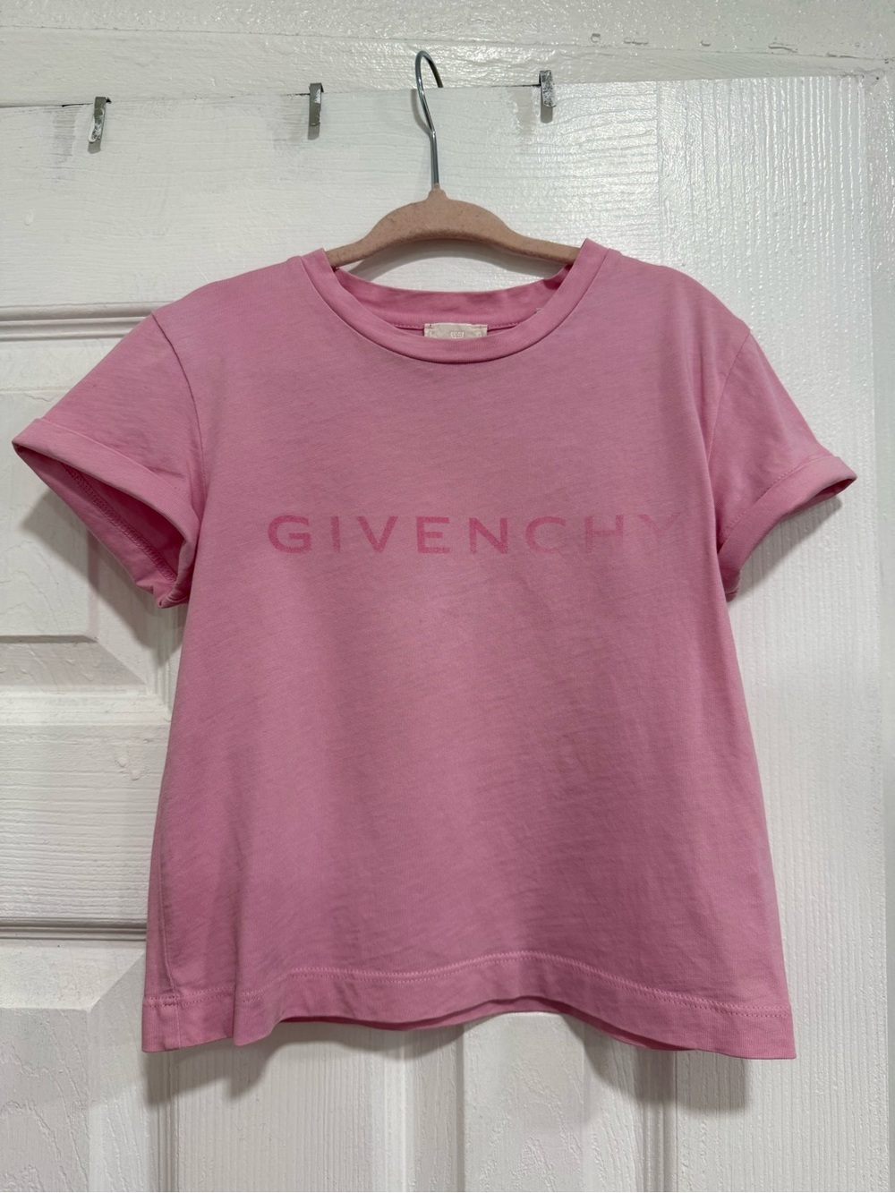 Givenchy Bubblegum Pink Short-Sleeve Logo Tee